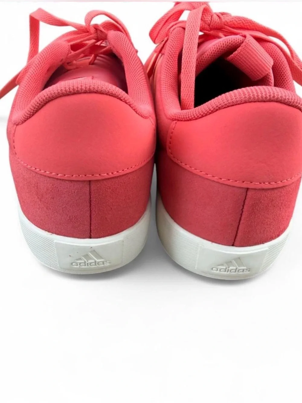 adidas Originals Pink Suede Sneakers with Tonal Pink 3 Stripes Men’s 9